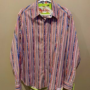 ROBERT GRAHAM- Men's Long Sleeve Shirt